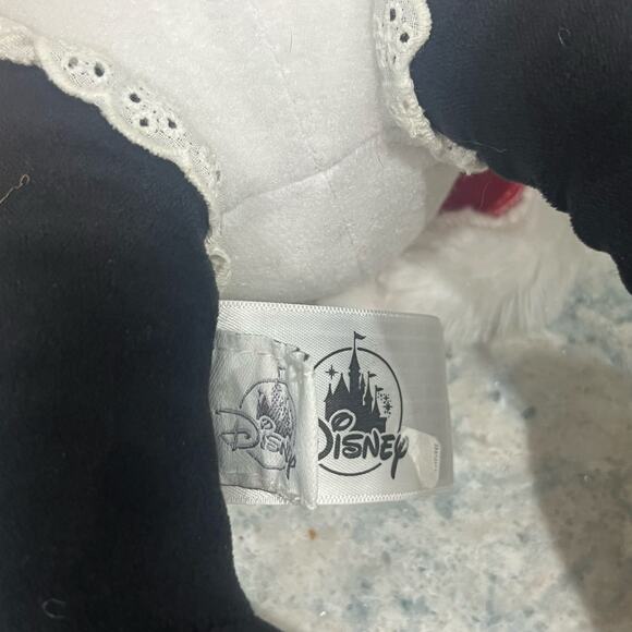 Disney Parks Holiday Minnie Mouse Christmas Santa Dress Gold Shoes 17" Plush - Picture 2 of 5